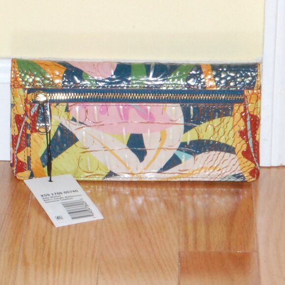 NWT - Brahmin Ady Wallet Retro Jungle Melbourne - Picture 3 of 4